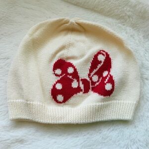 Baby GAP Disney Minnie Bow Knit Beanie 12-18 months